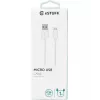 eSTUFF ES603007 USB cable USB 2.0 1 m USB A Micro-USB B White