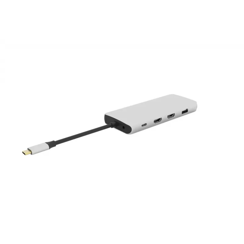 eSTUFF ES623009 interface hub USB 3.2 Gen 1 (3.1 Gen 1) Type-C 5000 Mbit/s Grey
