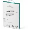 eSTUFF ES623009 interface hub USB 3.2 Gen 1 (3.1 Gen 1) Type-C 5000 Mbit/s Grey