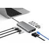 eSTUFF ES623009 interface hub USB 3.2 Gen 1 (3.1 Gen 1) Type-C 5000 Mbit/s Grey