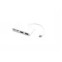 USB Hub eSTUFF USB-C to 2 x USB 3.0 & 2 x USB-C 3.1 10000 Mbit/s White