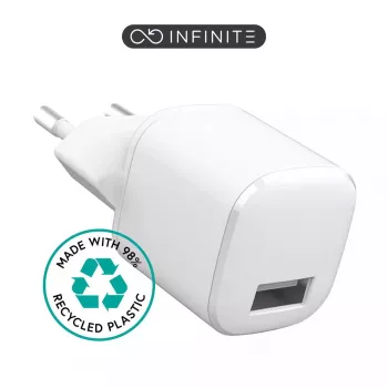 Indoor Charger eSTUFF ES637001 Smartphone White 5V 1xUSB 1xUSB-C