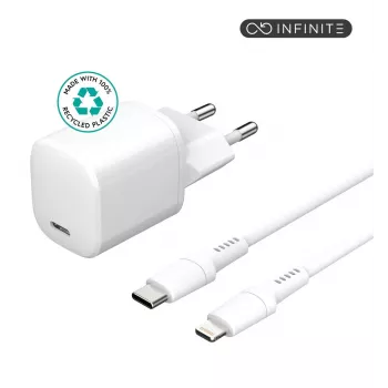 Mobile device charger eSTUFF ES637500 12V USB Type-C 1.5m White