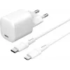 Mobile device charger eSTUFF ES637500 12V USB Type-C 1.5m White