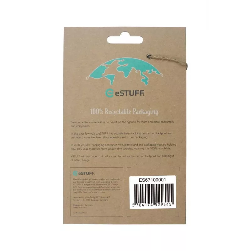 eSTUFF ES67100001 mobile phone case 13.7 cm (5.4 inch) Cover Transparent