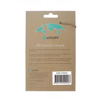 eSTUFF ES67100004 mobile phone case 17 cm (6.7 inch) Cover Transparent