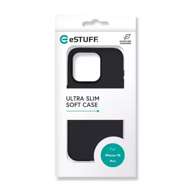 eSTUFF ES67101027 mobile phone case 15.5 cm (6.1 inch) Cover Black