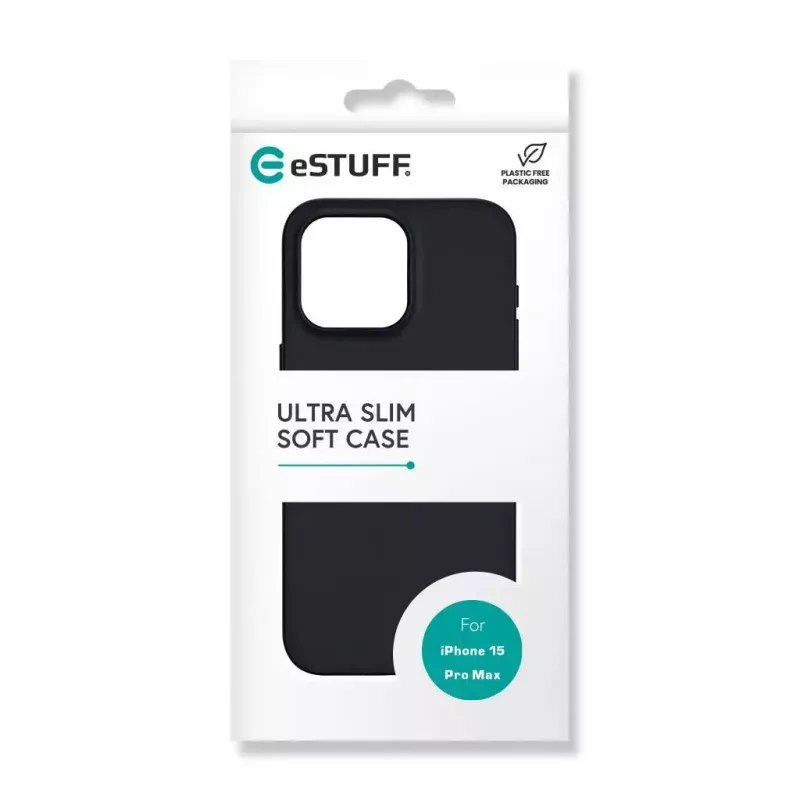 eSTUFF ES67101028 mobile phone case 17 cm (6.7 inch) Cover Black
