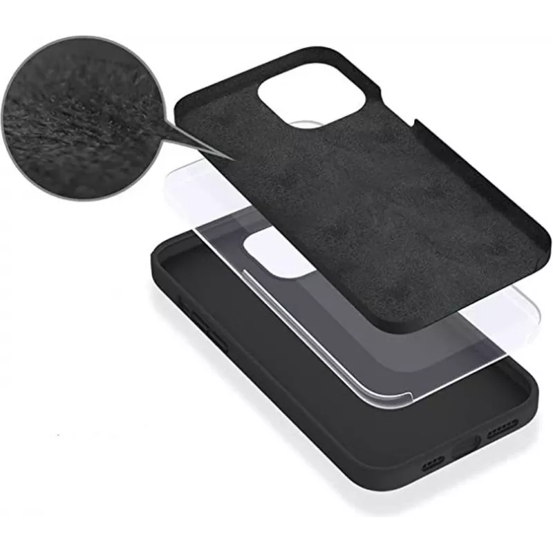 eSTUFF ES67120039 mobile phone case 15.5 cm (6.1 inch) Cover Black