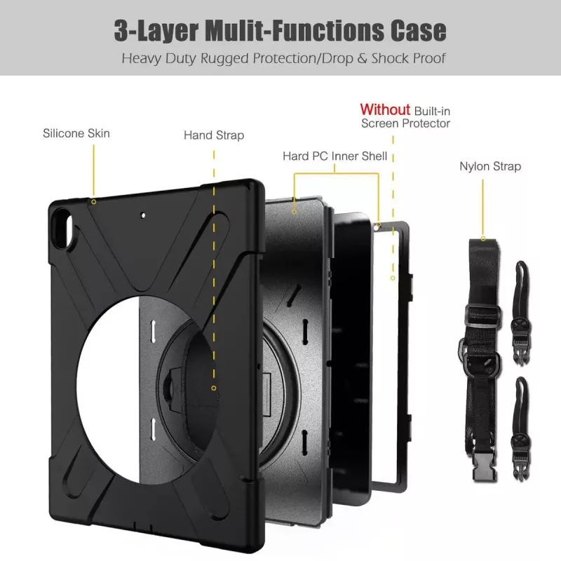 eSTUFF ES681543-BULK tablet case 24.6 cm (9.7 inch) Cover Black