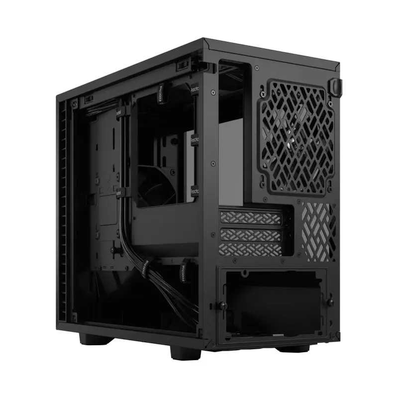 PC case Fractal Design Define 7 Nano Black — Mini-ITX/Mini-DTX, ATX PSU, tempered glass, 205×399×361 mm