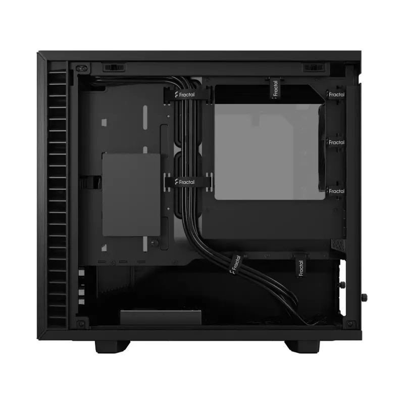 PC case Fractal Design Define 7 Nano Black — Mini-ITX/Mini-DTX, ATX PSU, tempered glass, 205×399×361 mm