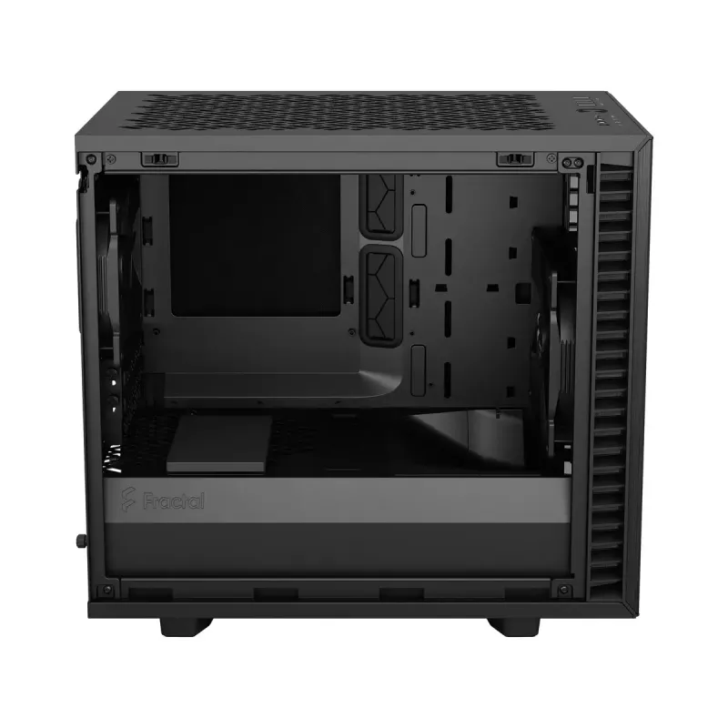 PC case Fractal Design Define 7 Nano Black — Mini-ITX/Mini-DTX, ATX PSU, tempered glass, 205×399×361 mm