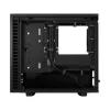 PC case Fractal Design Define 7 Nano Black — Mini-ITX/Mini-DTX, ATX PSU, tempered glass, 205×399×361 mm