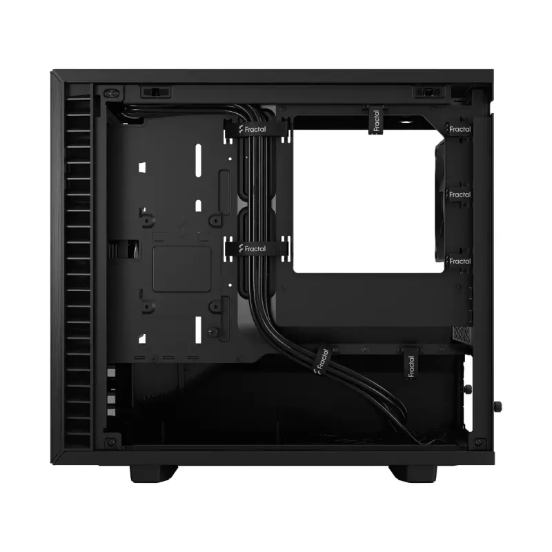 PC case Fractal Design Define 7 Nano Black — Mini-ITX/Mini-DTX, ATX PSU, tempered glass, 205×399×361 mm