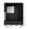 PC Tower Case Fractal Design Meshify 2 Compact — White, supports ATX PSU, 2x140mm front, 1x120mm rear, 2.5 inch/3.5 inch drives, 210×424×475 mm
