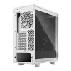 PC Tower Case Fractal Design Meshify 2 Compact — White, supports ATX PSU, 2x140mm front, 1x120mm rear, 2.5 inch/3.5 inch drives, 210×424×475 mm