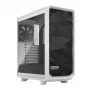 PC Tower Case Fractal Design Meshify 2 Compact — White, supports ATX PSU, 2x140mm front, 1x120mm rear, 2.5 inch/3.5 inch drives, 210×424×475 mm