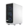 PC case Fractal Design Meshify 2 Compact RGB White — ATX/microATX/Mini-ITX, supports 3x120 mm front + 1x120 mm rear, 2.5 inch/3.5 inch drives