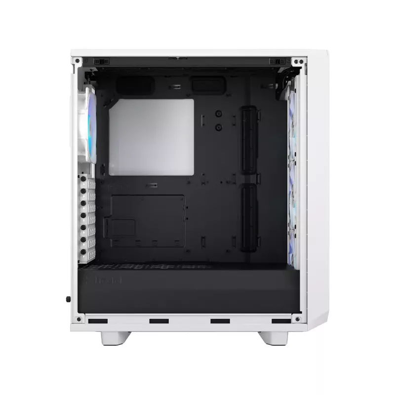 PC case Fractal Design Meshify 2 Compact RGB White — ATX/microATX/Mini-ITX, supports 3x120 mm front + 1x120 mm rear, 2.5 inch/3.5 inch drives