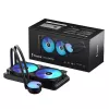 All-in-one liquid CPU cooler Fractal Design Lumen S28 v2 RGB — 140 mm fans, 500–1700 RPM, Black