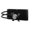All-in-one liquid CPU cooler Fractal Design Lumen S28 v2 RGB — 140 mm fans, 500–1700 RPM, Black