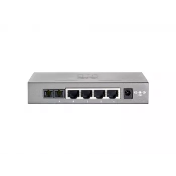 LevelOne 5-Port Fast Ethernet Switch, 1 x SC Multi-Mode Fiber