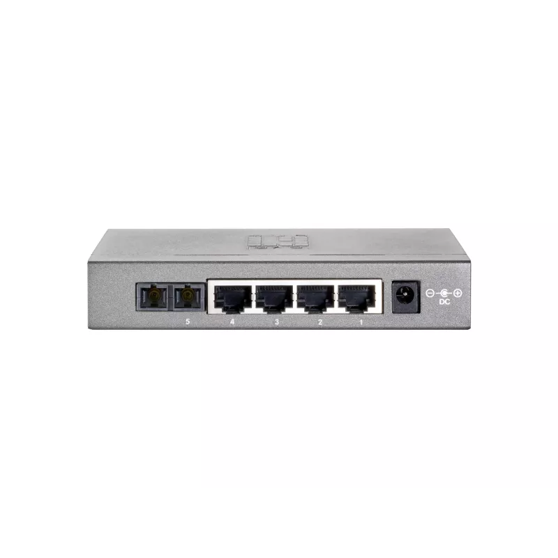 LevelOne 5-Port Fast Ethernet Switch, 1 x SC Multi-Mode Fiber