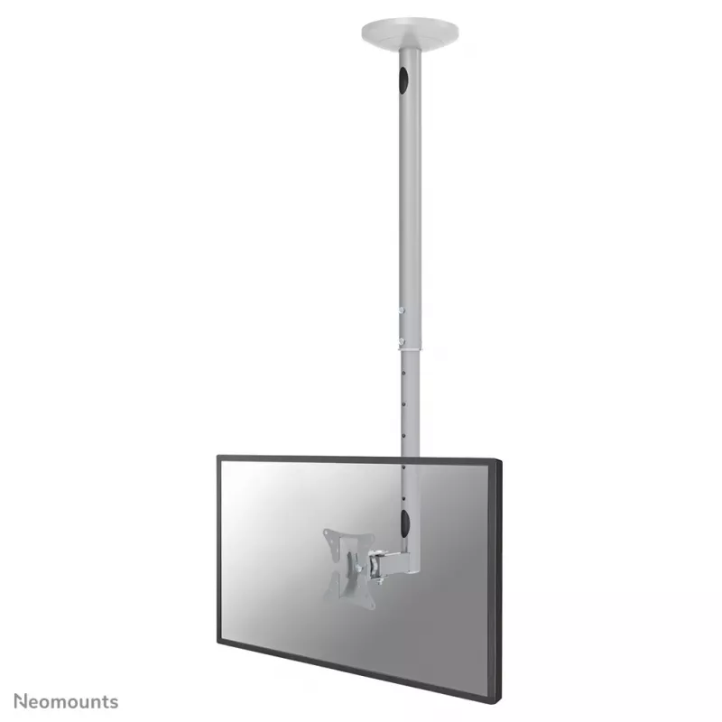 Neomounts FPMA-C050SILVER Monitor/TV mount ceiling 10-30 inch - h 60-85 cm