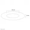 Neomounts FPMA-CRS6 Ceiling cover - diam. 60 mm, Silver, Plastic, Ceiling, 3 mm, 6 cm, 1 pc(s)