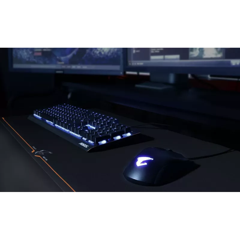 GIGABYTE AMP900 Gaming mouse pad Black, Orange
