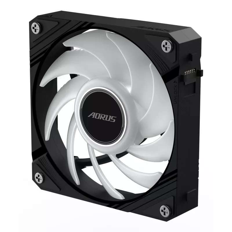 All-in-one liquid cooler GIGABYTE AORUS EZ CHAIN FAN 120 12 cm Black