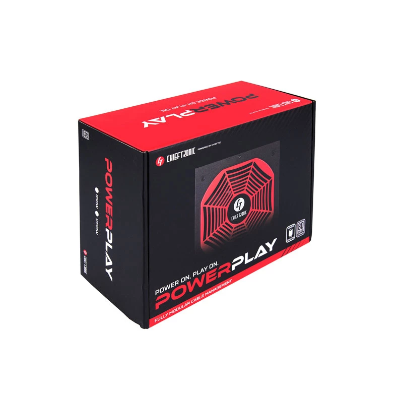 Chieftec PowerPlay power supply unit 850 W 20+4 pin ATX PS/2 Black, Red