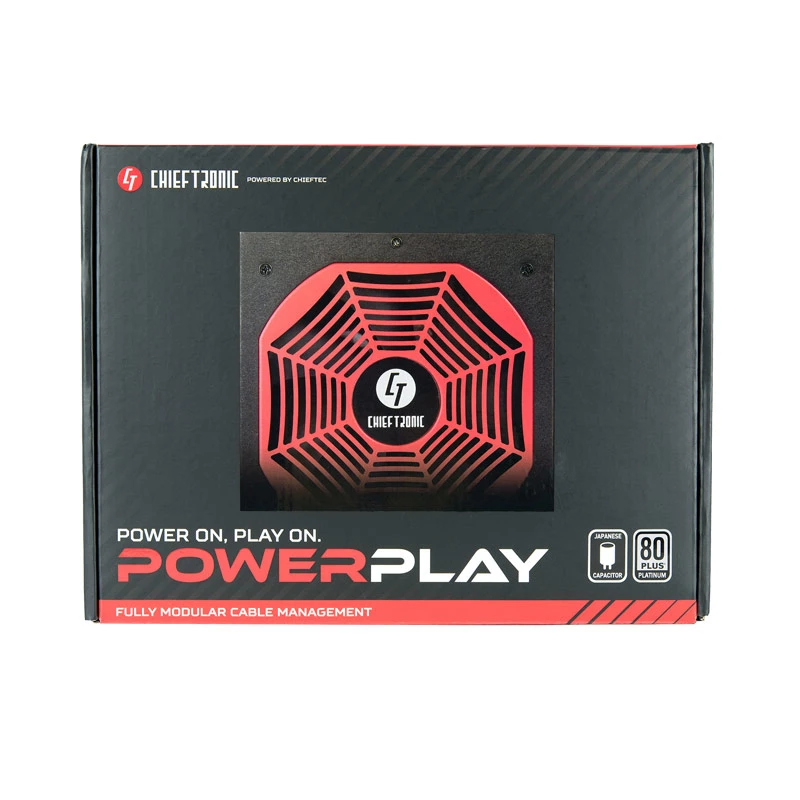 Chieftec PowerPlay power supply unit 850 W 20+4 pin ATX PS/2 Black, Red