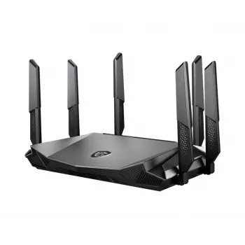 MSI RadiX AX6600 WiFi 6 Tri-Band wireless router Gigabit Ethernet Tri-band (2.4 GHz / 5 GHz / 5 GHz) Black