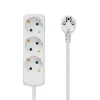 Microconnect GRU003W power extension 1.8 m 3 AC outlet(s) Indoor White