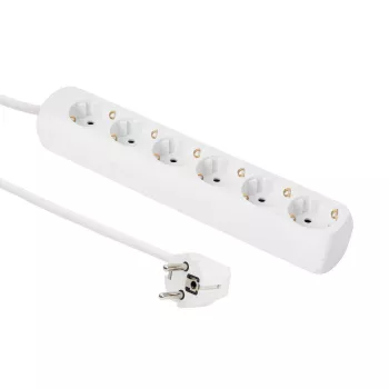 Microconnect GRU0065WA power extension 5 m 6 AC outlet(s) White