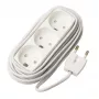 Power Extension Cable Microconnect GRUELU3H050 5m 3 AC Outlets White