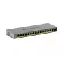 Managed L2/L3 Gigabit Ethernet PoE Switch Netgear GS116EPP — 16x RJ‑45 10/100/1000, 1x SFP, 8000 MAC entries, Grey