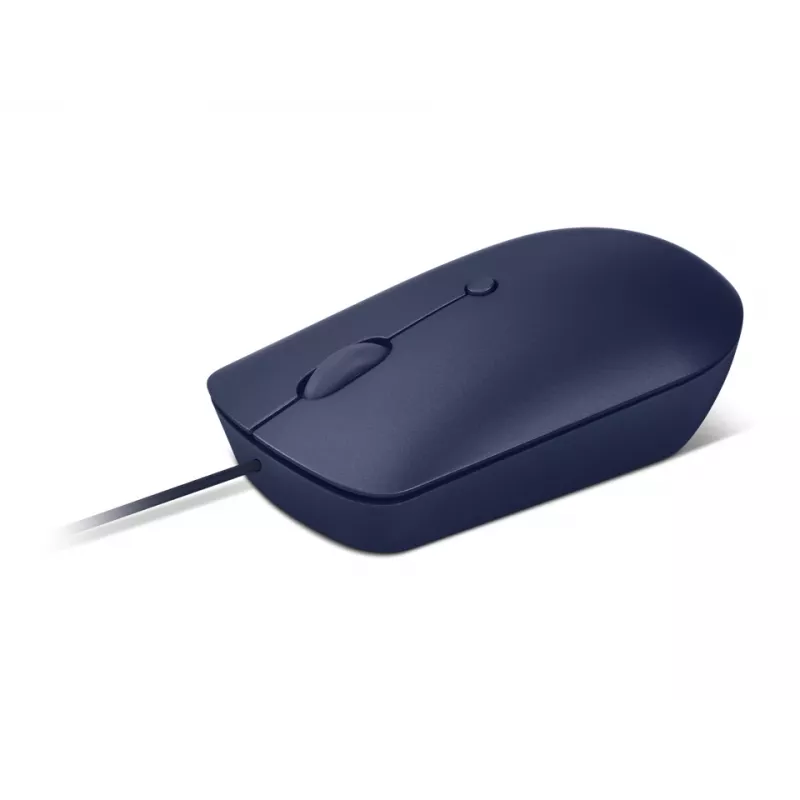 Wired USB-C Optical Mouse Lenovo GY51D20878, ambidextrous, 2400 DPI, 4 buttons, blue