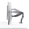 StarTech.com Monitor Desk Mount for up to 49in 32:9 Ultrawide Curved Screens, Mechanical Spring Arm, C-Clamp/Grommet, Tool-Less Adjustment, Max 44lb/20kg