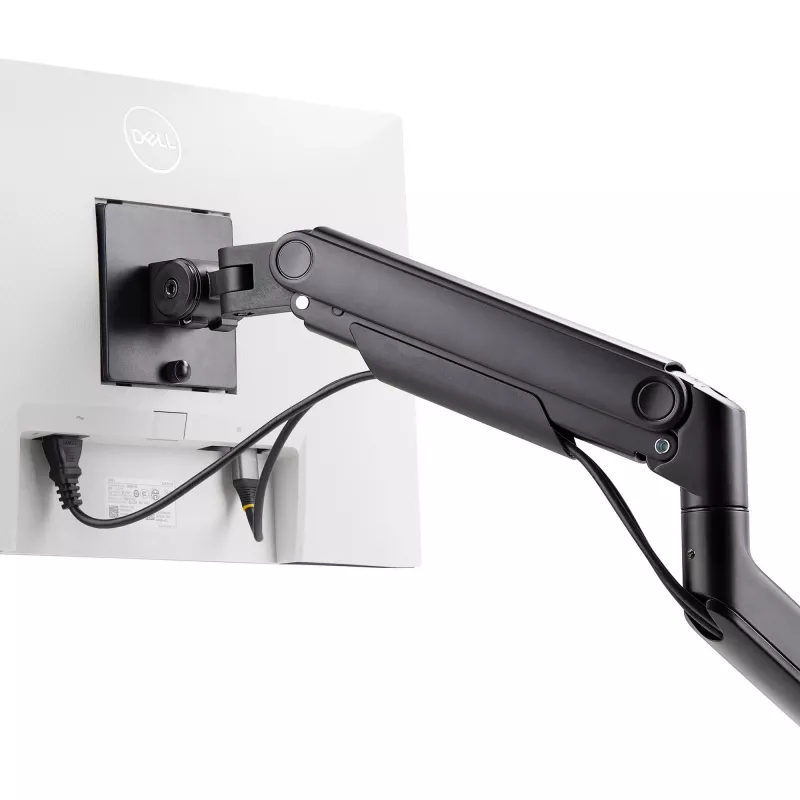 StarTech.com Monitor Desk Mount for up to 49in 32:9 Ultrawide Curved Screens, Mechanical Spring Arm, C-Clamp/Grommet, Tool-Less Adjustment, Max 44lb/20kg