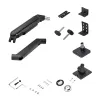 StarTech.com Monitor Desk Mount for up to 49in 32:9 Ultrawide Curved Screens, Mechanical Spring Arm, C-Clamp/Grommet, Tool-Less Adjustment, Max 44lb/20kg