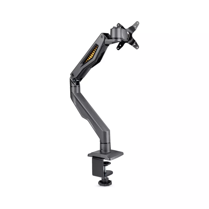 StarTech.com Desk Mount Monitor Arm, Up To 32 inch Display, Max 22lb/10kg, VESA 75x75/100x100, C-Clamp, Fully Articulating, Mechanical Spring, TAA-compliant