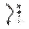 StarTech.com Desk Mount Monitor Arm, Up To 32 inch Display, Max 22lb/10kg, VESA 75x75/100x100, C-Clamp, Fully Articulating, Mechanical Spring, TAA-compliant