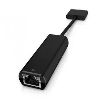 HP ElitePad Ethernet Adapter, 70-pin, RJ-45, Black