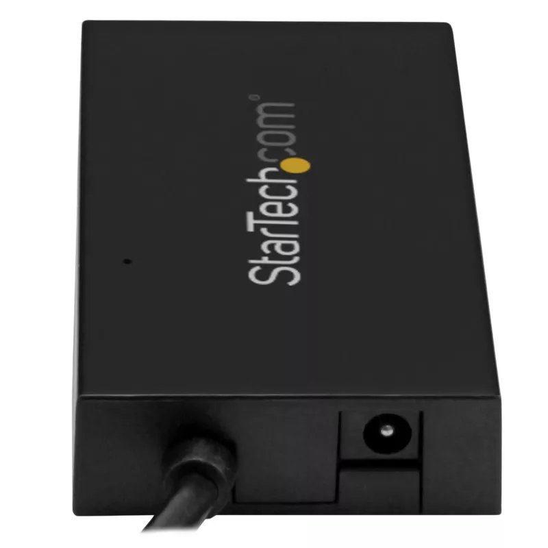 StarTech.com 4 Port USB 3.0 Hub - USB Type-A Hub with 1x USB-C & 3x USB-A (SuperSpeed 5Gbps) - USB Bus or Self-Powered - Portable USB 3.1/3.2 Gen 1 BC 1.2 Charging Hub w/ Power Adapter~4 Port USB 3.0 Hub - USB Type-A Hub with 1x USB-C & 3x USB-A (SuperSpeed 5Gbps) - USB Bus or Self-Powered - Portable USB 3.2 Gen 1 BC 1.2 Charging Hub w/ Power Adapter