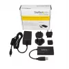 StarTech.com 4 Port USB 3.0 Hub - USB Type-A Hub with 1x USB-C & 3x USB-A (SuperSpeed 5Gbps) - USB Bus or Self-Powered - Portable USB 3.1/3.2 Gen 1 BC 1.2 Charging Hub w/ Power Adapter~4 Port USB 3.0 Hub - USB Type-A Hub with 1x USB-C & 3x USB-A (SuperSpeed 5Gbps) - USB Bus or Self-Powered - Portable USB 3.2 Gen 1 BC 1.2 Charging Hub w/ Power Adapter