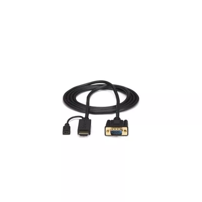 StarTech.com 10 ft HDMI to VGA Active Converter Cable - HDMI to VGA Adapter - 1920x1200 or 1080p
