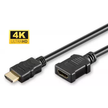 Microconnect HDMI 2.0 Extension Cable 1.5m Male to Female 18 Gbit/s